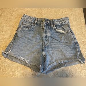 Zara Button Fly Shorts